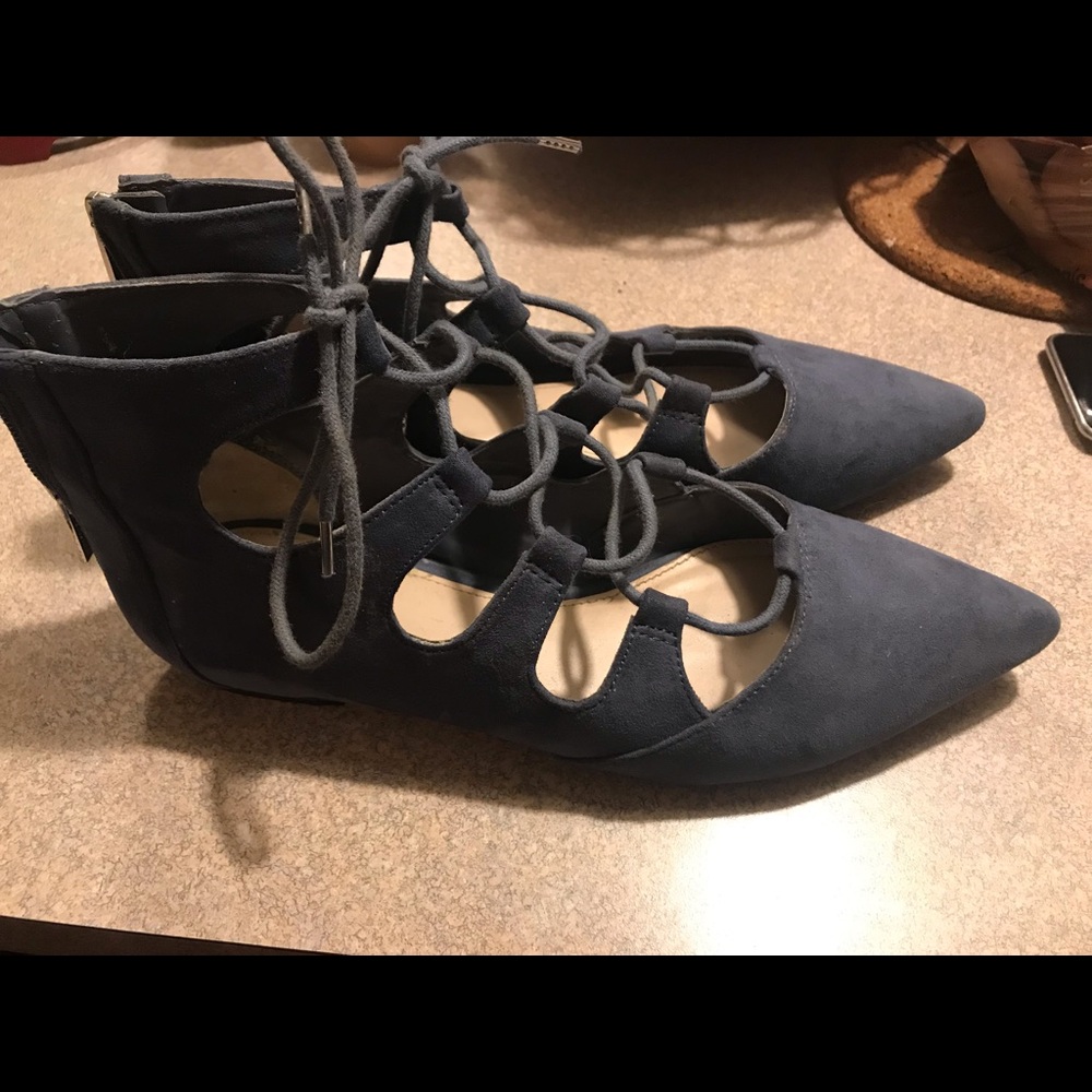 Blue Pointy Toe - Picture 2 of 3